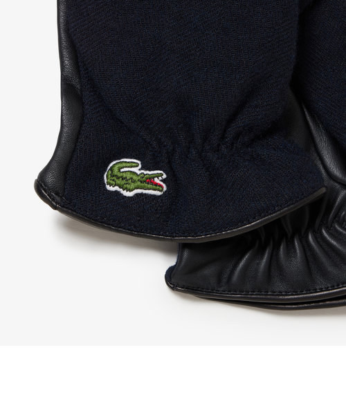 ヘリンボーンレザーコンビグローブ | LACOSTE（ラコステ）の通販 - &mall