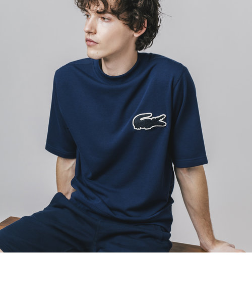 オーバーサイズクロックエンブレムスウェットTシャツ | LACOSTE