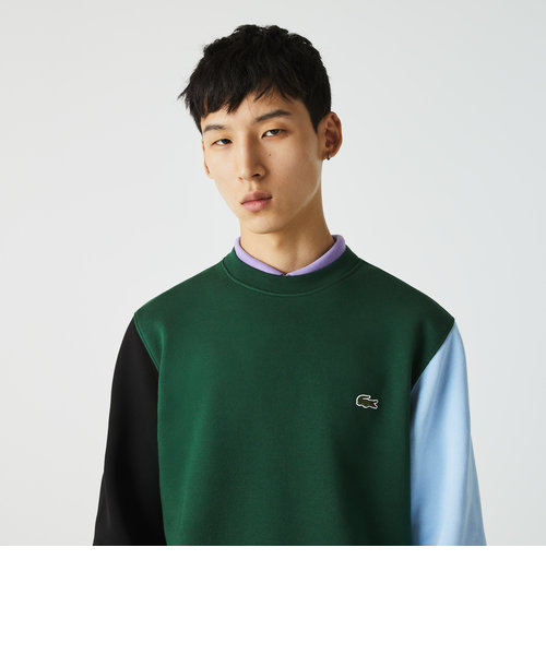 EC限定】スリーブ配色クルーネックスウェット | LACOSTE（ラコステ）の ...