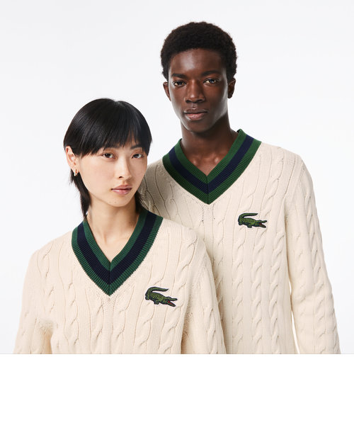 オーガニックコットンチルデンセーター | LACOSTE（ラコステ）の通販