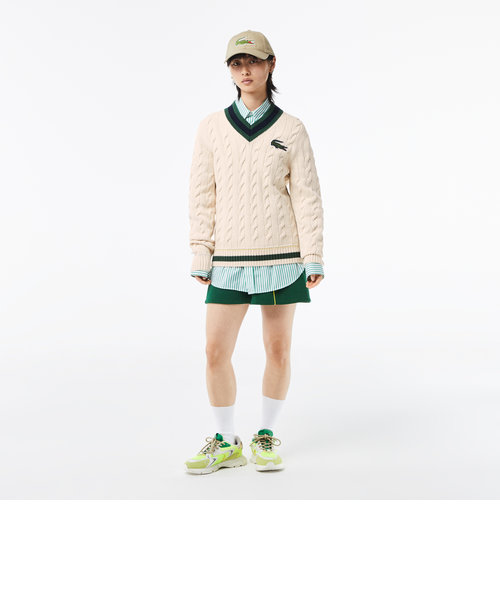 オーガニックコットンチルデンセーター | LACOSTE（ラコステ）の通販