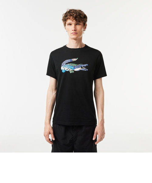コラージュワニロゴクルーネックTシャツ | LACOSTE（ラコステ）の通販