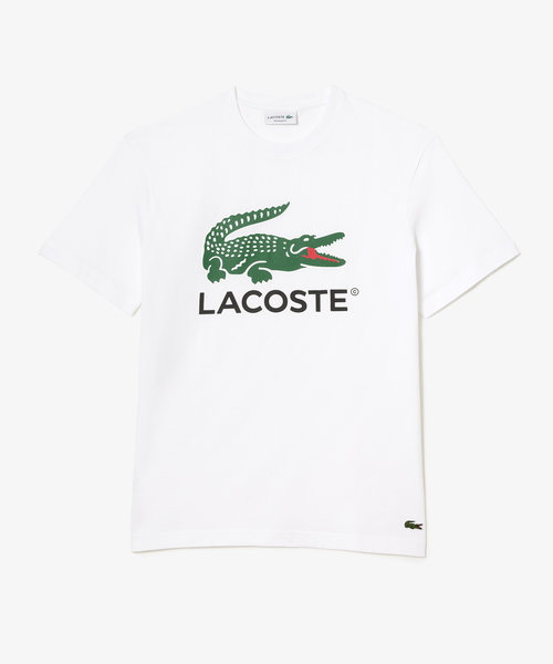 ワニロゴグラフィックプリントTシャツ | LACOSTE（ラコステ）の通販 