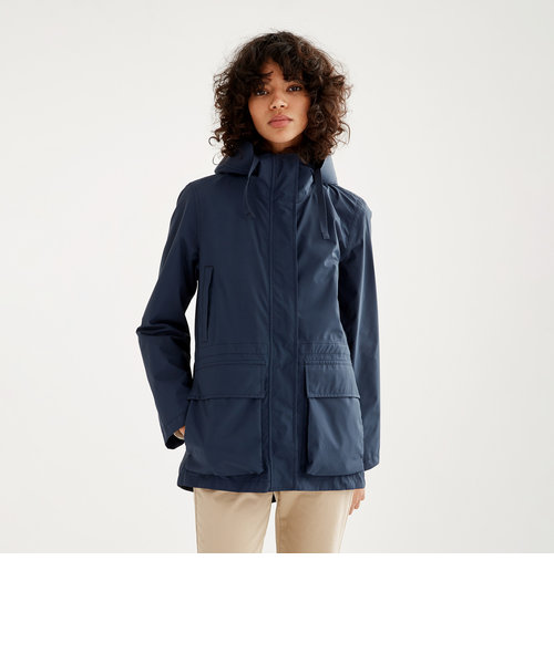 【新品タグ付き】エーグル ジャケット コート マウンテンパーカー ネイビー素材ナイロン100%