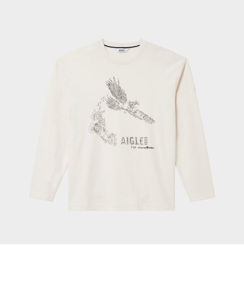 AIGLE for more trees】 チャリティ グラフィック 長袖Ｔシャツ #4