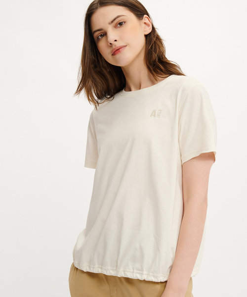 UVカット 吸水速乾 ワンポイントロゴクルーネック半袖Tシャツ