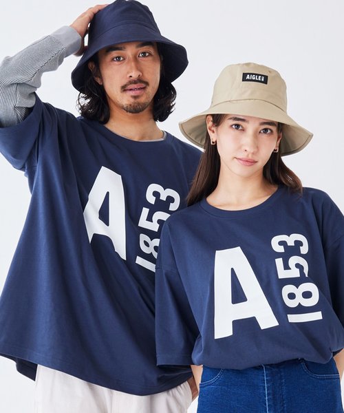 【EC限定】 オーガニックコットン オーバーサイズ ビッグロゴ 半袖Tシャツ