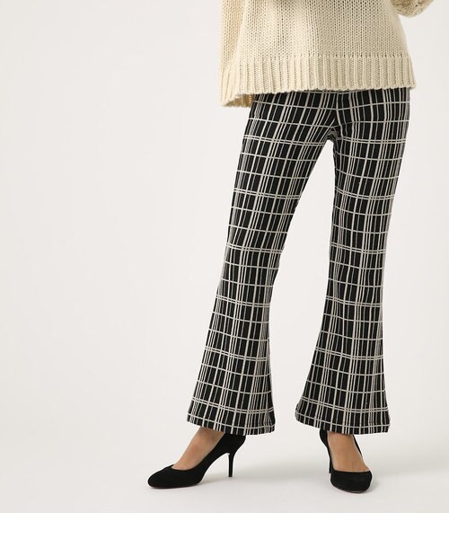 パンツ kishidamiki polka dot flare trousers 40%OFF】side ribbon dot pants～ｻｲﾄﾞﾘﾎﾞﾝﾄﾞｯﾄﾊﾟﾝﾂ | flower
