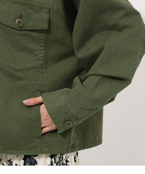 MILITARY SHORT JACKET | AZUL by moussy（アズールバイマウジー）の ...
