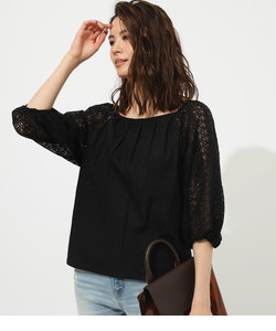 2WAY LACE SLEEVE TOPS