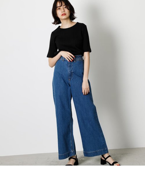 DARTS DENIM WIDE | AZUL by moussy（アズールバイマウジー）の通販 ...