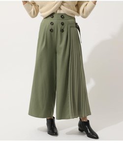 SIDE PLEATS TRENCH PANTS