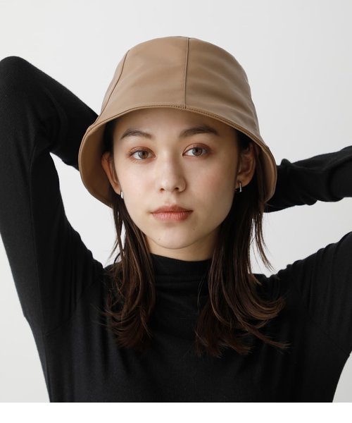 ECO LEATHER FLARE HAT | AZUL by moussy（アズールバイマウジー）の ...