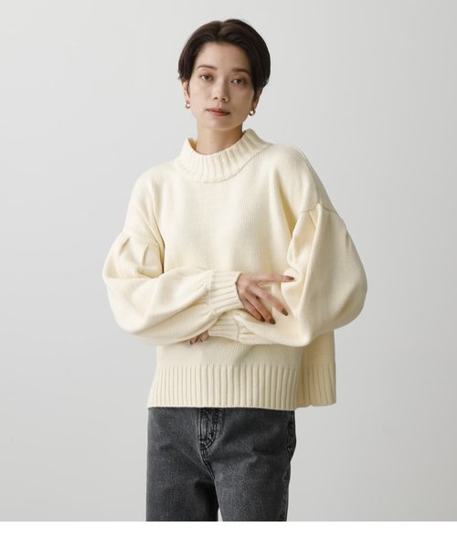 ROUND VOLUME SLEEVE KNIT TOPS | AZUL by moussy（アズールバイ ...