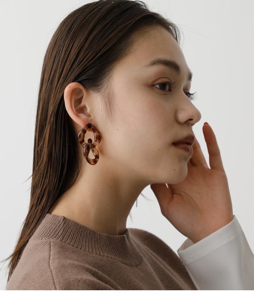MARBLE RING EARRINGS | AZUL by moussy（アズールバイマウジー）の