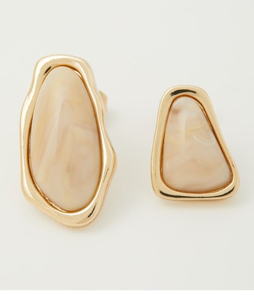 STONE LIKE EARRINGS ２