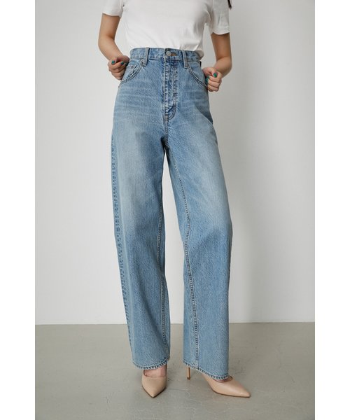 HIGH WAIST DENIM WIDE Ⅲ | AZUL by moussy（アズールバイマウジー