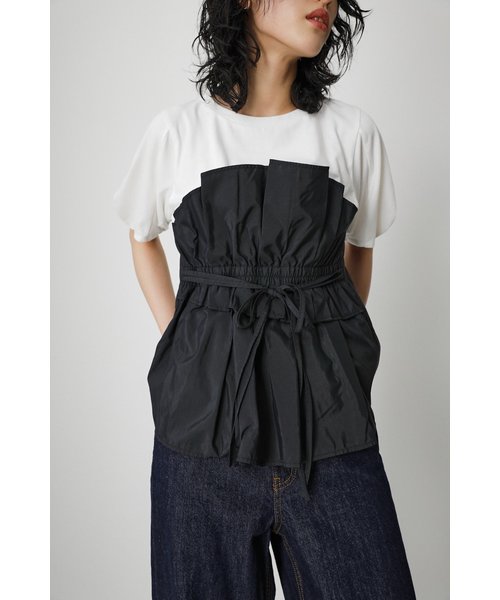 BUSTIER LAYERED TOPS Ⅱ | AZUL by moussy（アズールバイマウジー）の
