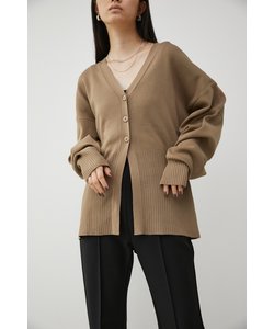 WAIST SHAPED KNIT CARDIGAN