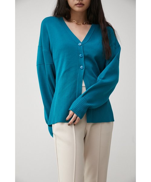 WAIST SHAPED KNIT CARDIGAN