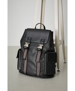 FAUX LEATHER TAPE BACK PACK