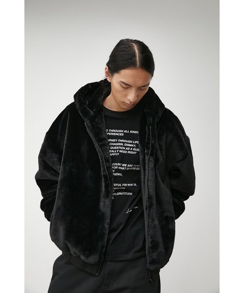 FUR HOODIE BLOUSON | AZUL by moussy（アズールバイマウジー）の通販