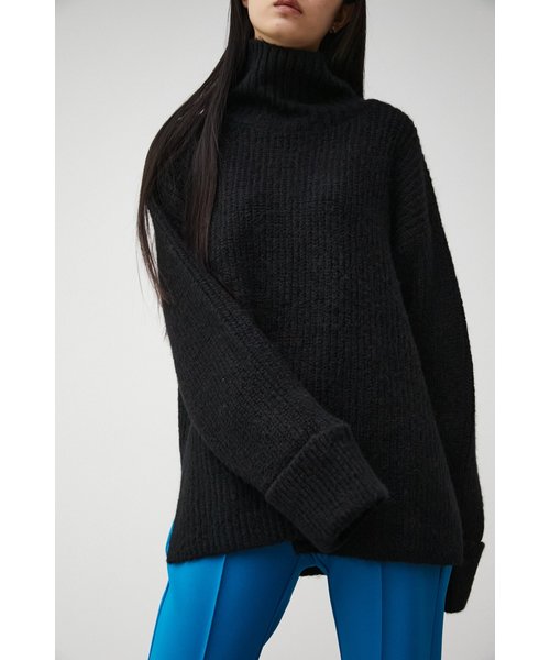 BIG TURTLE MIX KNIT TOPS | AZUL by moussy（アズールバイマウジー
