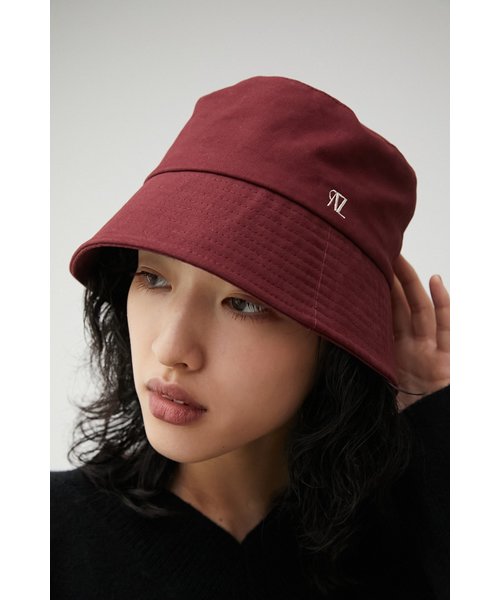 MONOGRAM LOGO BUCKET HAT