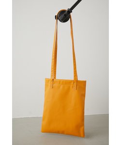 FAUX LEATHER TOTE BAG