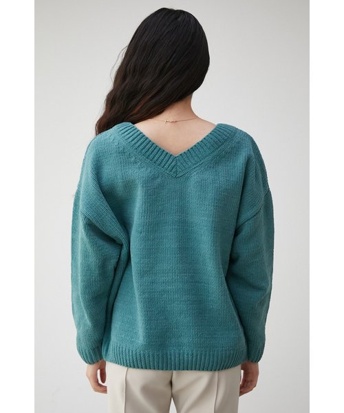 MOLE YARN 2WAY SIMPLE KNIT | AZUL by moussy（アズールバイマウジー