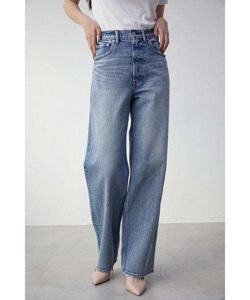 HIGH WAIST DENIM WIDE Ⅳ | AZUL by moussy（アズールバイマウジー