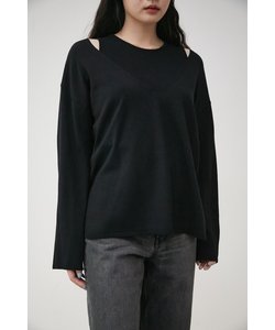 2WAY LAYERED DEEP V／N TOPS