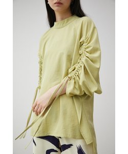 SHIRRING SLEEVE BLOUSE