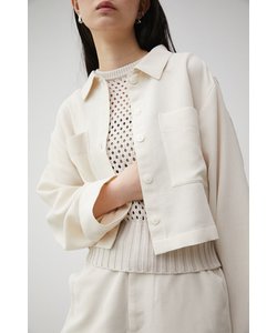 MESH LIKE WIDE SLEEVE SHIRT