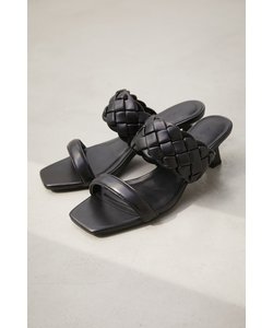 MESH BELT HEEL SANDALS