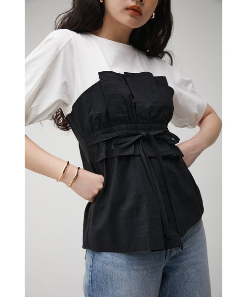 BUSTIER LAYERED TOPS | AZUL by moussy（アズールバイマウジー）の通販 - mall