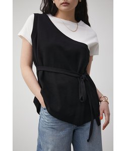 ONE SHOULDER BUSTIER TOPS