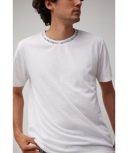 NECK JACQUARD LOGO TEE