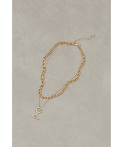 LAYERD CHAIN MANTEL NECKLACE