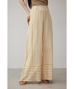 CONTRAST BORDER WIDE PANTS