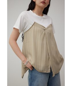 STRIPE BUSTIER LAYERED TOPS
