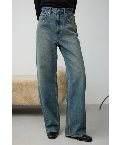 AZUL DENIM ハイウエストワイドデニム