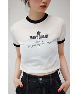 【WEB先行発売】MARY QUANT×AZUL シアーロゴニット