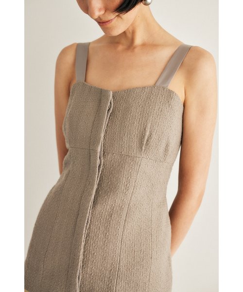 M_】TWEED SLEEVELESS トップス | MOUSSY（マウジー）の通販 - &mall