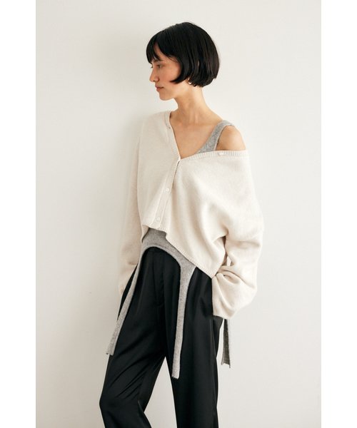 CROP KNIT BUTTON UP カーディガン | MOUSSY（マウジー）の通販 - &mall