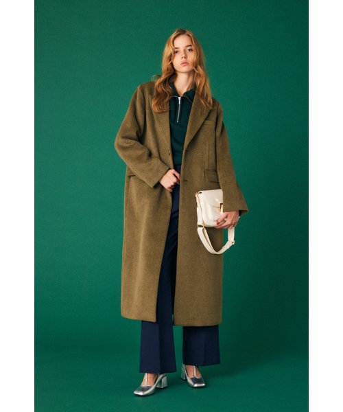 CURVE SLEEVE ロングコート | MOUSSY（マウジー）の通販 - &mall