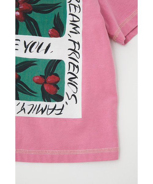 PU FLOWER TINY Tシャツ | MOUSSY（マウジー）の通販 - &mall
