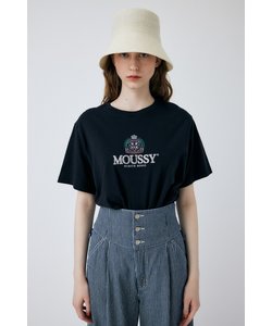 CLASSIC EMBROIDERY MOUSSY Tシャツ