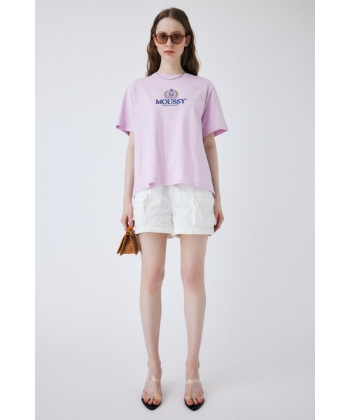 CLASSIC EMBROIDERY MOUSSY Tシャツ