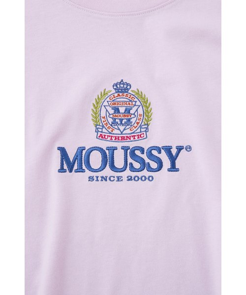 CLASSIC EMBROIDERY MOUSSY Tシャツ | MOUSSY（マウジー）の通販 - &mall